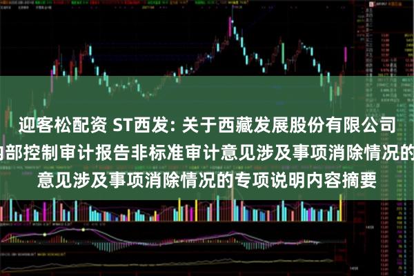 迎客松配资 ST西发: 关于西藏发展股份有限公司2021-2023年度内部控制审计报告非标准审计意见涉及事项消除情况的专项说明内容摘要